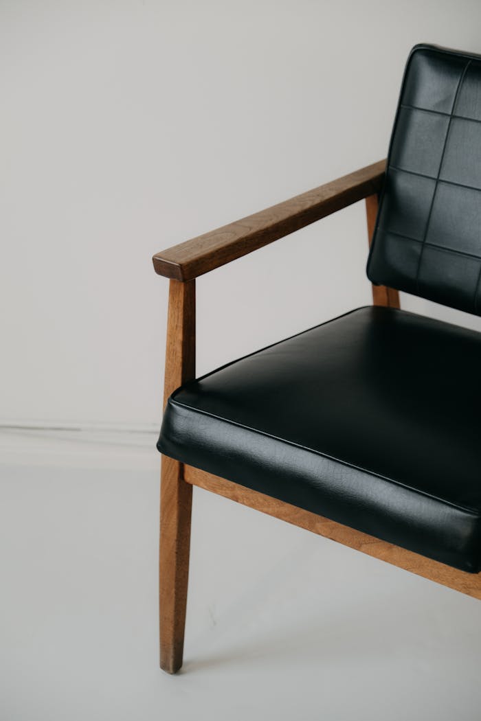 Armchair with Leather